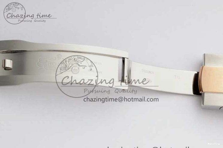 MiroTime 0508 Seasonal DateJust 36mm SS RG DIWF 1:1 Best Edition 904L Steel White Stick Dial on Jubilee Oyster SA 2306